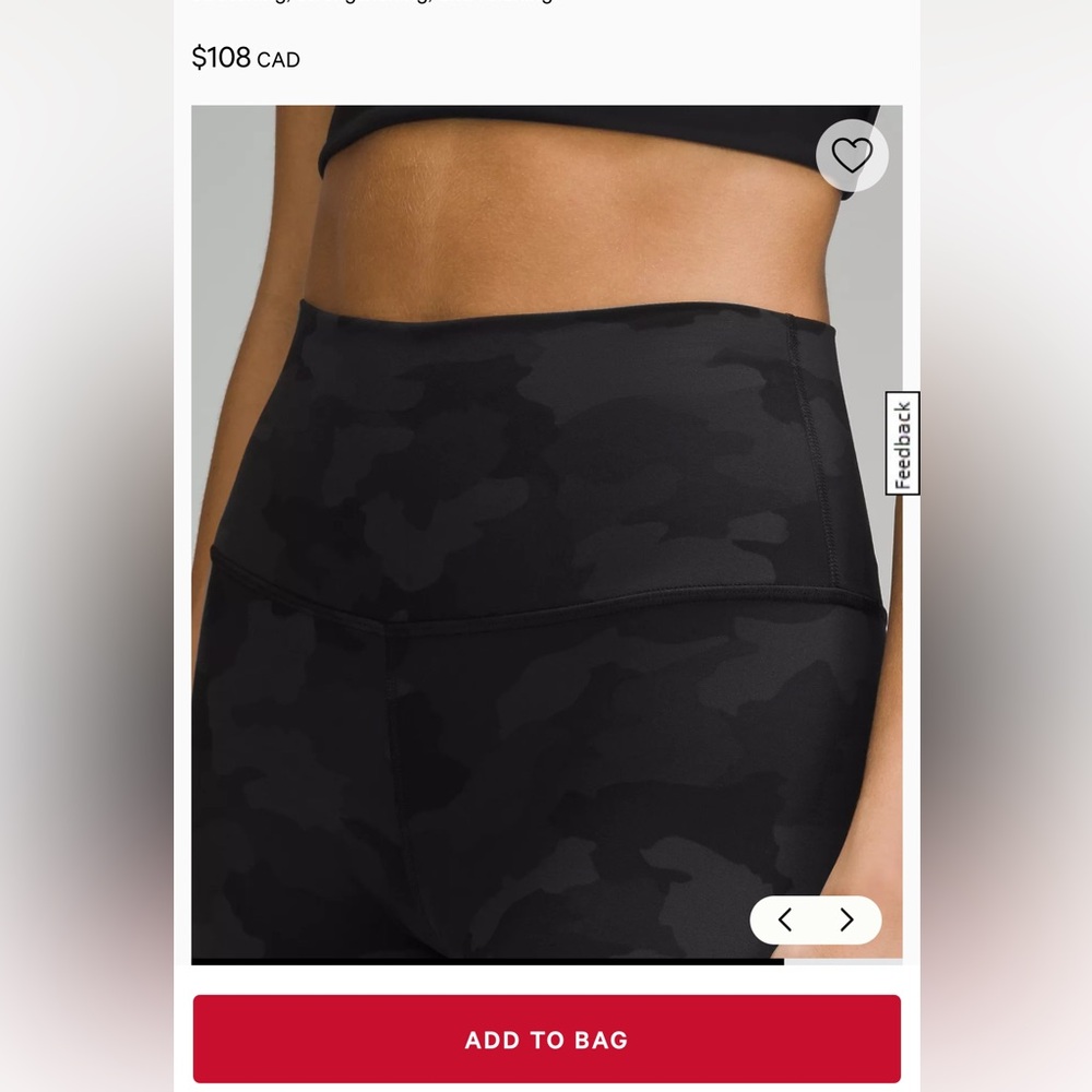 Lululemon High Rise Crop 23” - Picture 8 of 9